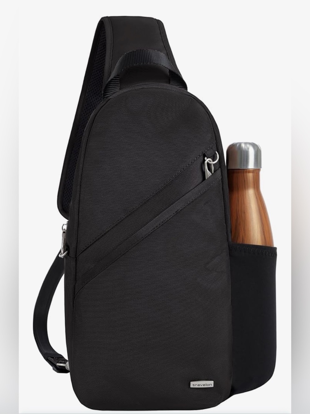 🌙 B29 Travelon Anti-Theft Classic Sling Bag, Black, One Size
